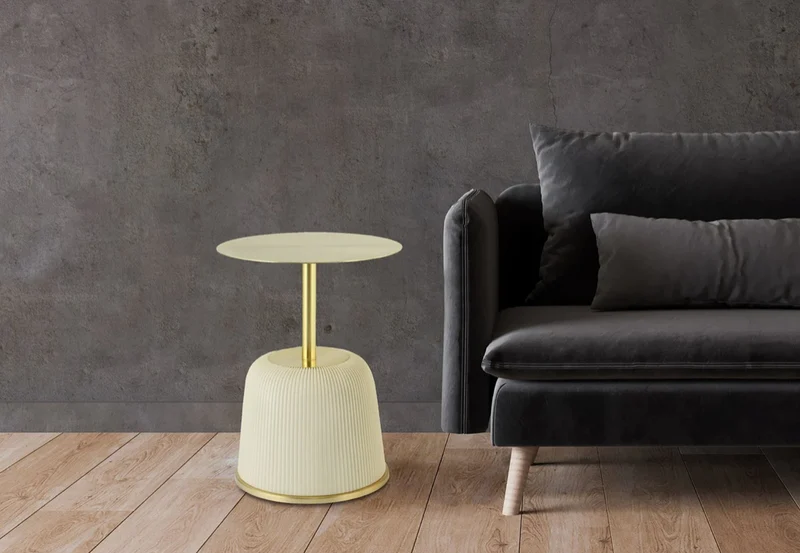 Matera Design Beistelltisch Mika Creme