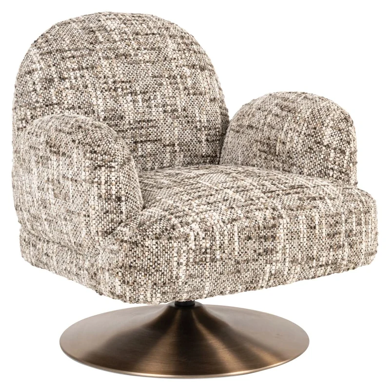 Richmond Interiors – Sessel Kagney brown omara swivel
