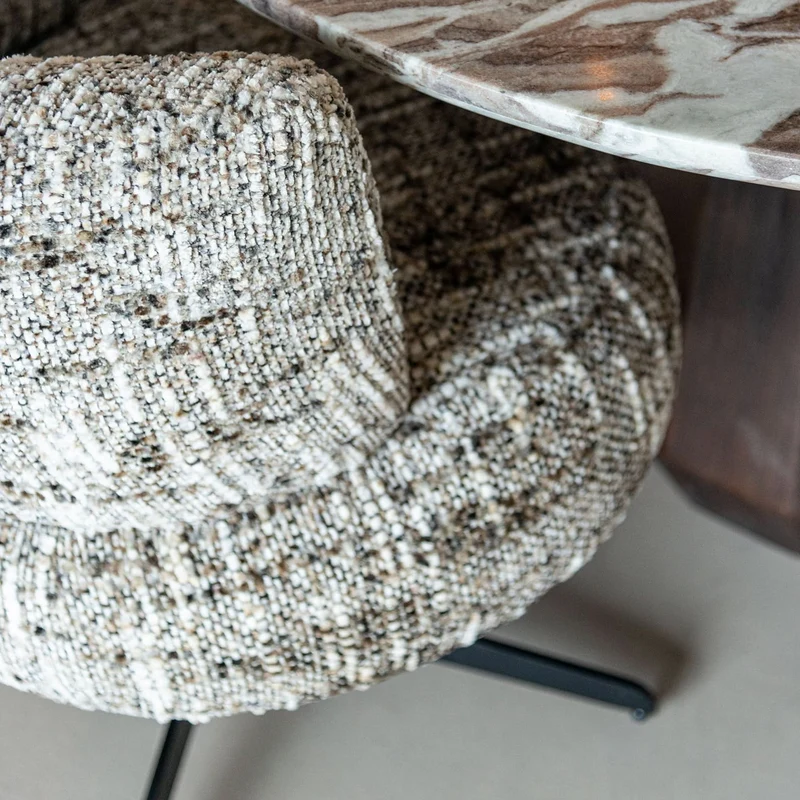 Richmond Interiors – Esszimmerstuhl Alexis Brown Omara Drehbar