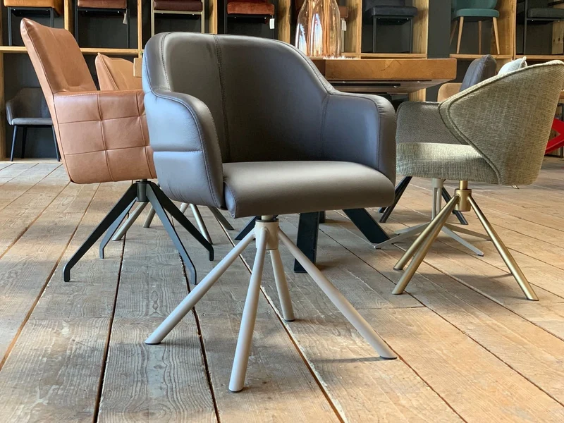 Esszimmer Leder Drehstuhl 30DS