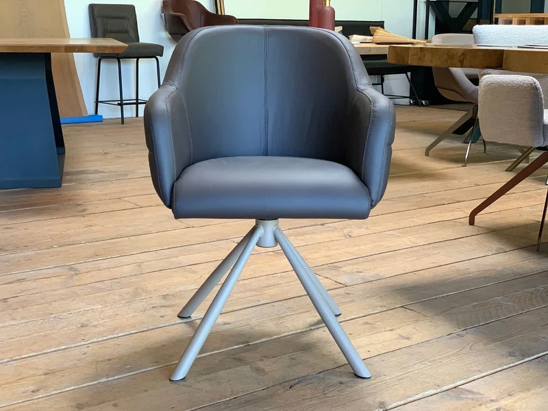 Esszimmer Leder Drehstuhl 30DS
