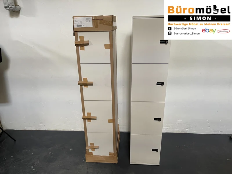 Haworth Schließfachschrank Weiß
