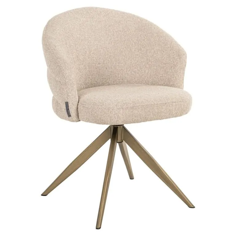Richmond Interiors Drehstuhl Zendaya – Biscotti (Flammhemmend)