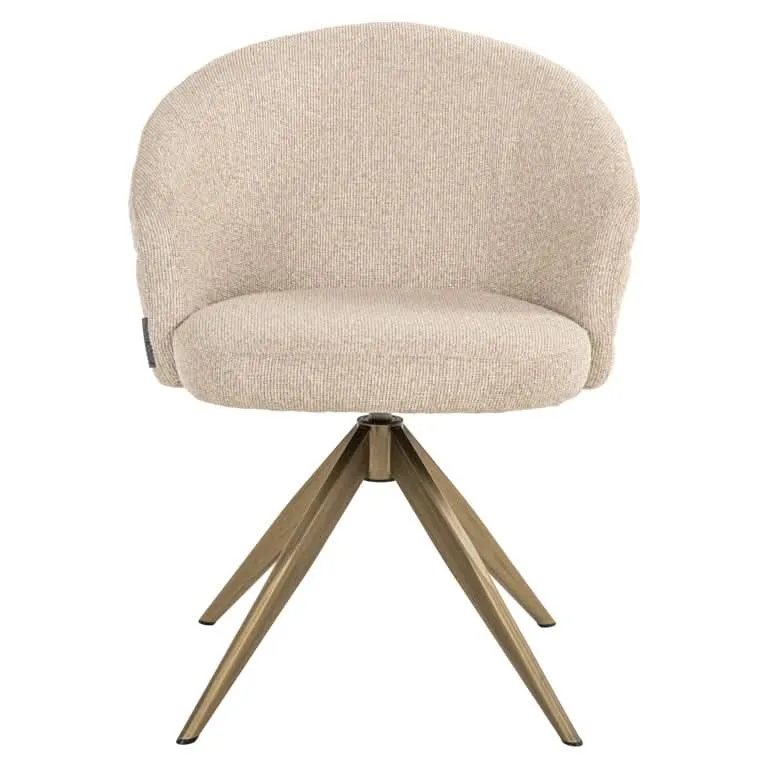 Richmond Interiors Drehstuhl Zendaya – Biscotti (Flammhemmend)