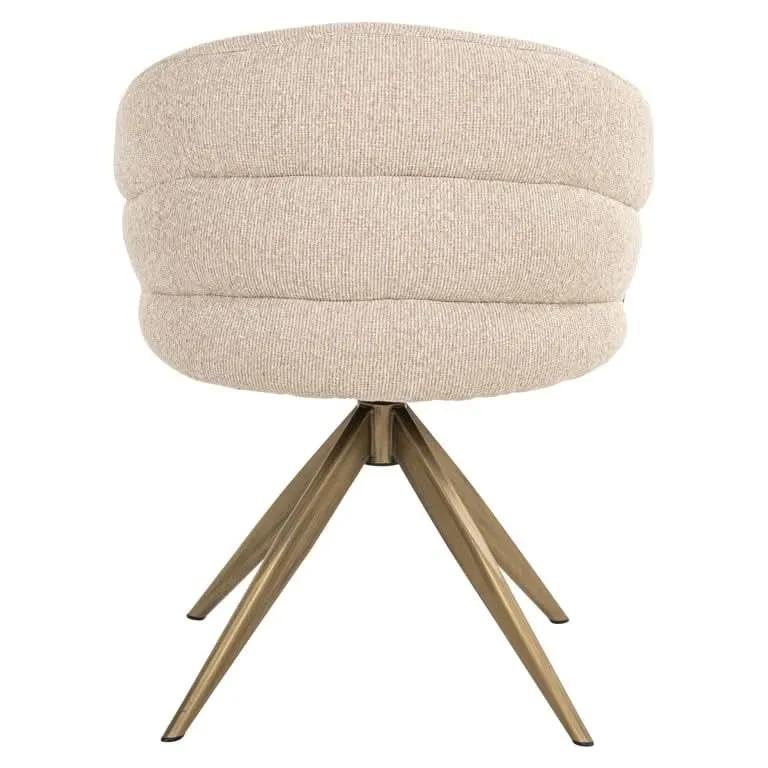 Richmond Interiors Drehstuhl Zendaya – Biscotti (Flammhemmend)
