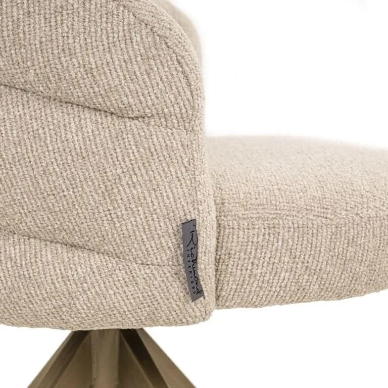 Richmond Interiors Drehstuhl Zendaya – Biscotti (Flammhemmend)