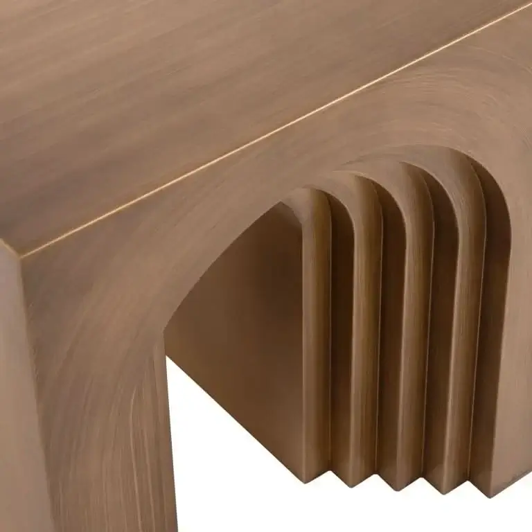 Richmond Interiors Beistelltisch Vevey – Brushed Gold