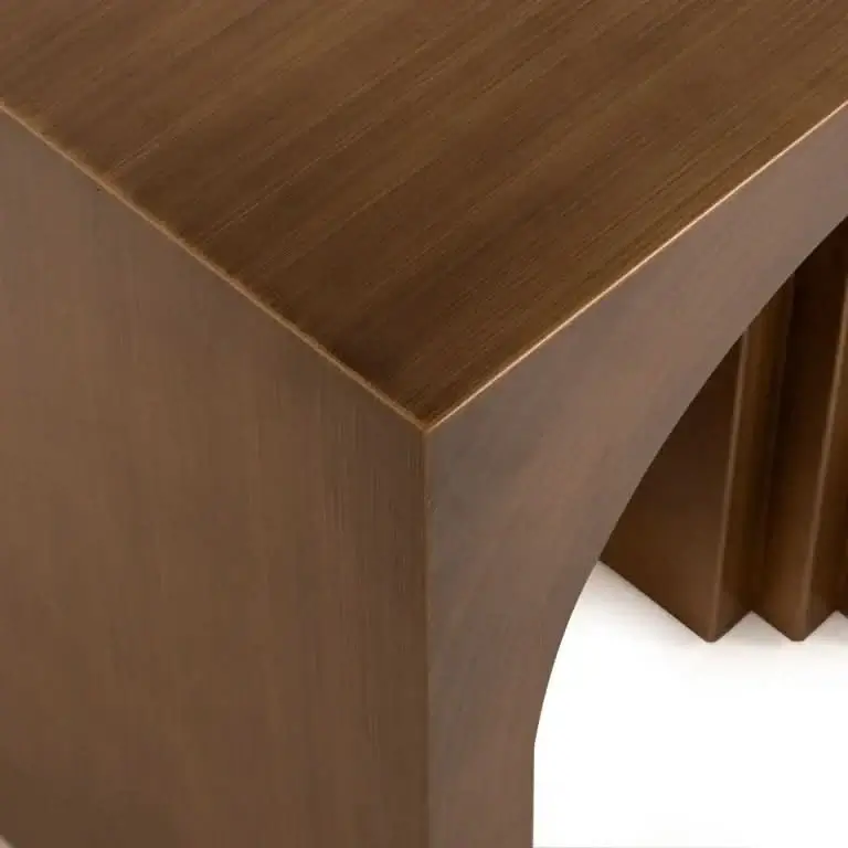 Richmond Interiors Beistelltisch Vevey – Brushed Gold