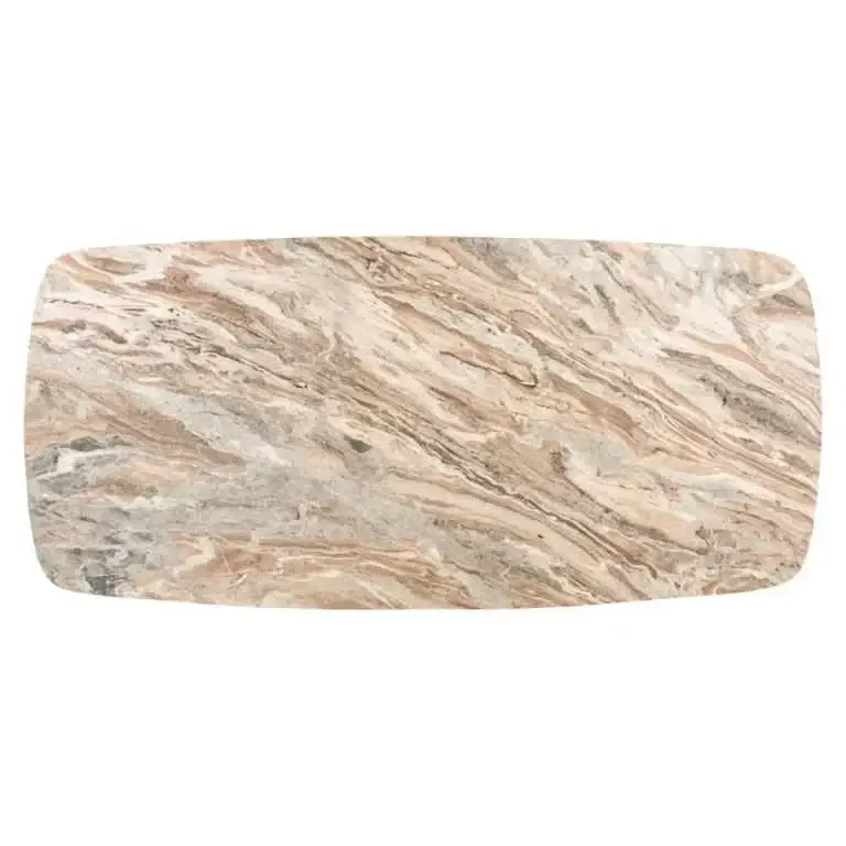 Richmond Interiors Esstisch Bottega – 190 cm Dänisch Oval (White)
