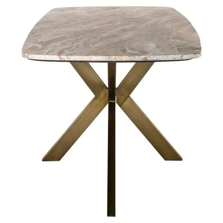 Richmond Interiors Esstisch Bottega – 190 cm Dänisch Oval (White)