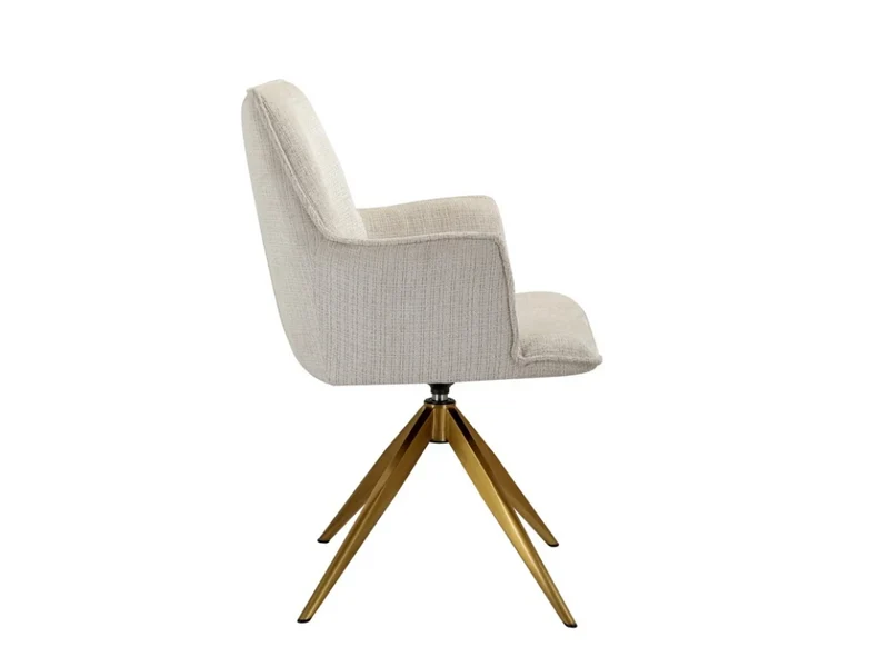 Richmond Interiors Drehstuhl Dakota beige Chenille