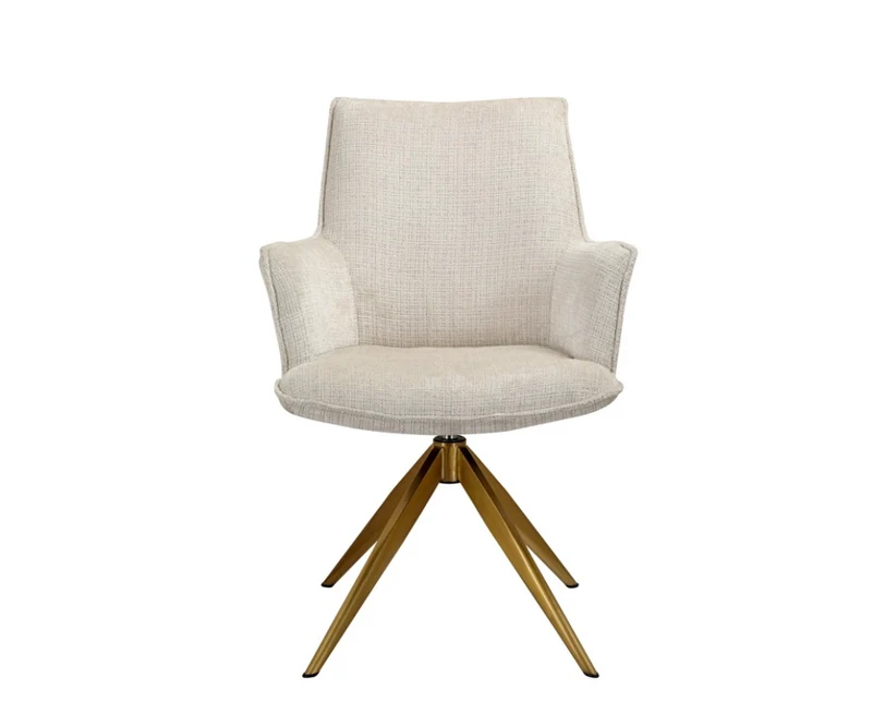 Richmond Interiors Drehstuhl Dakota beige Chenille