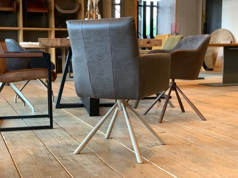 Drehbarer Lederstuhl 159DS