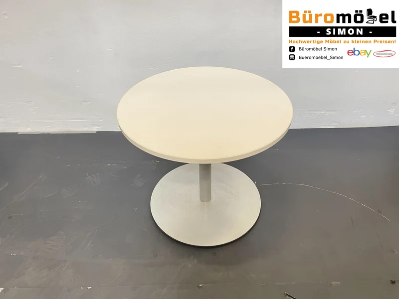 Steelcase runder Konferenztisch Weiß