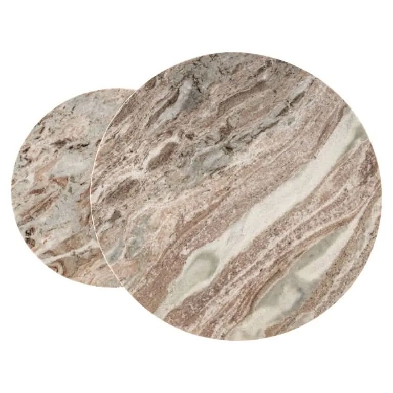 Richmond Interiors Beistelltisch Fairfax – 2er-Set (Stone)