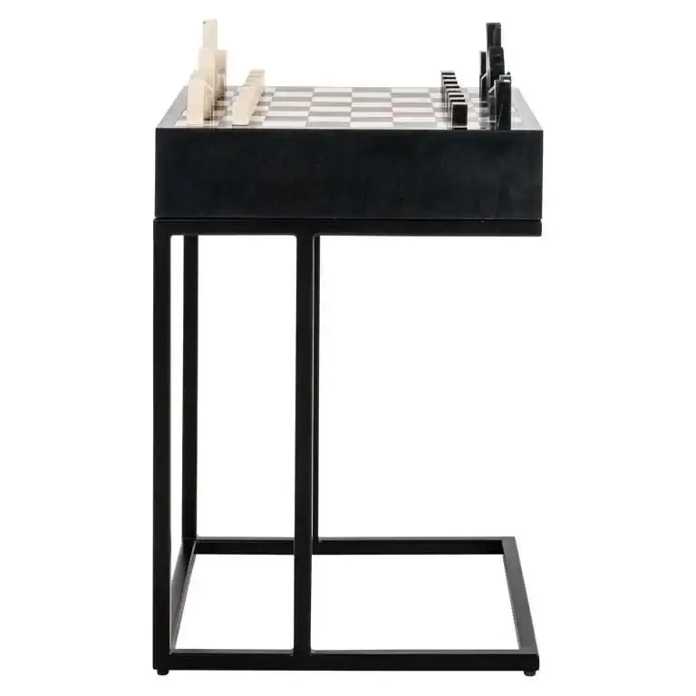 Richmond Interiors Schachtisch Davos (Black)