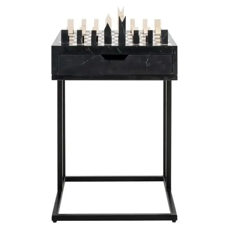 Richmond Interiors Schachtisch Davos (Black)