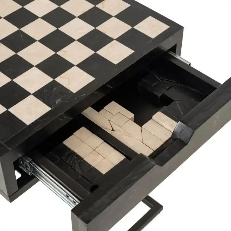 Richmond Interiors Schachtisch Davos (Black)