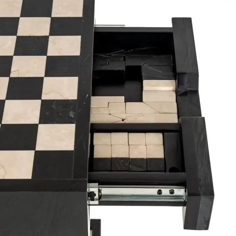 Richmond Interiors Schachtisch Davos (Black)
