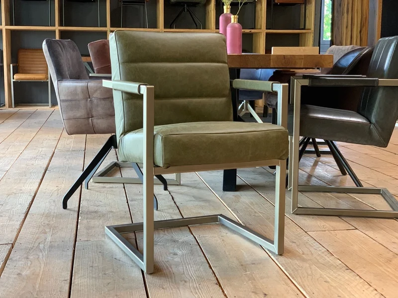 Polsterstuhl Esszimmer Leder 178GS
