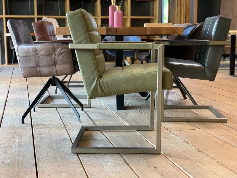 Polsterstuhl Esszimmer Leder 178GS