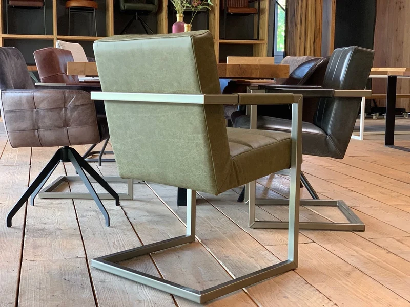 Polsterstuhl Esszimmer Leder 178GS