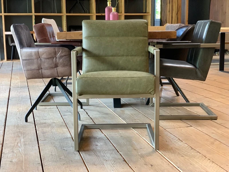 Polsterstuhl Esszimmer Leder 178GS
