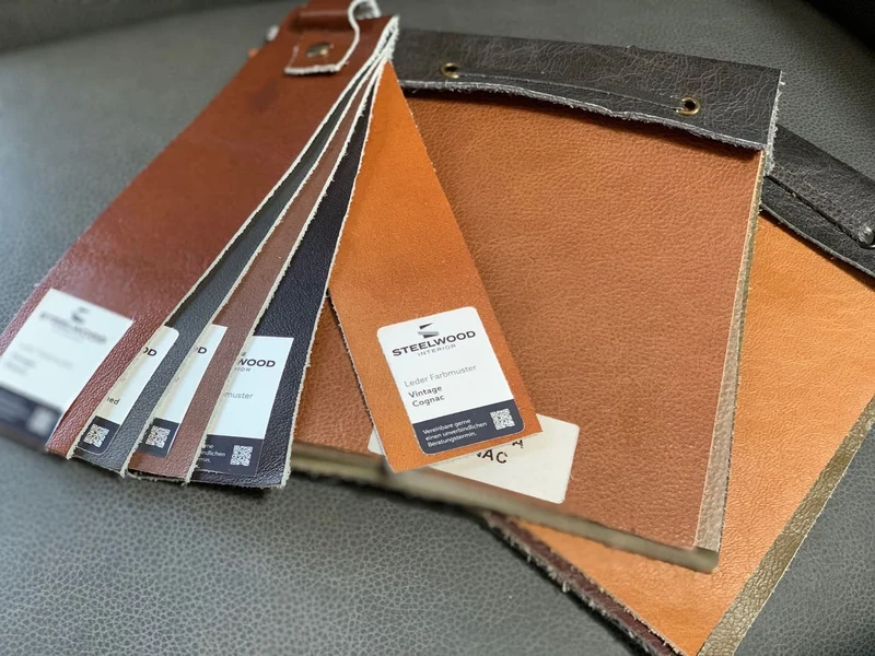 Hochwertiger Drehstuhl Leder 60DF