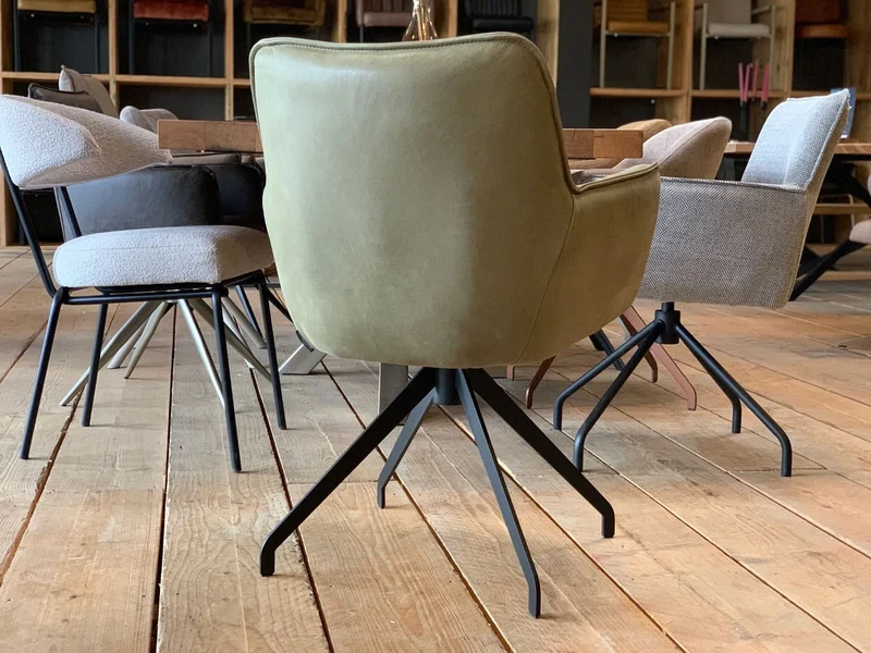 Echtlederstuhl drehbar 26DF