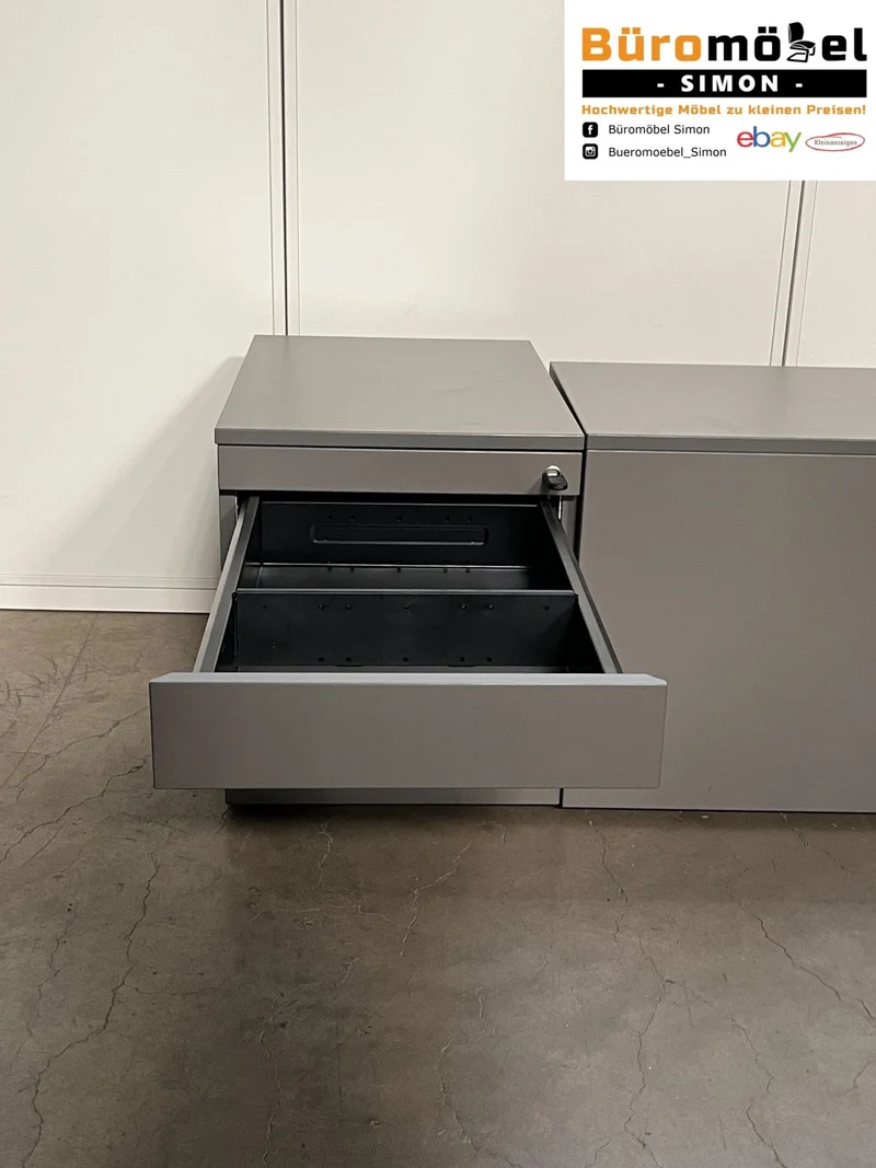 VS Rollcontainer Anthrazit ohne Griff