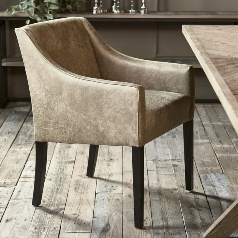 Riviera Maison Esstischstuhl Savile Row, Camel, Pellini