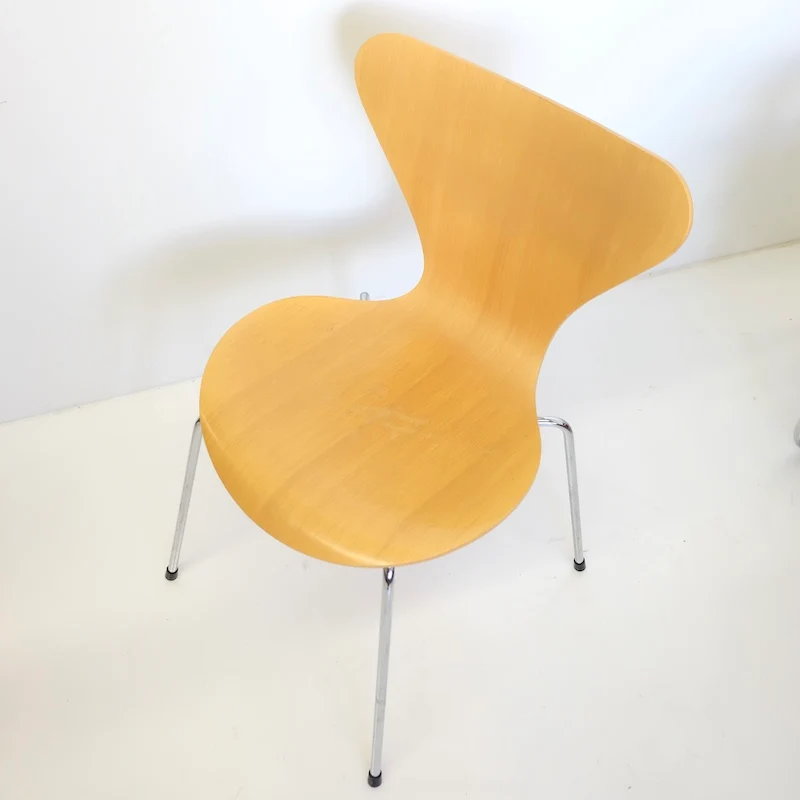 Vintage Stuhl 3107 Buche - Arne Jacobsen für Fritz Hansen