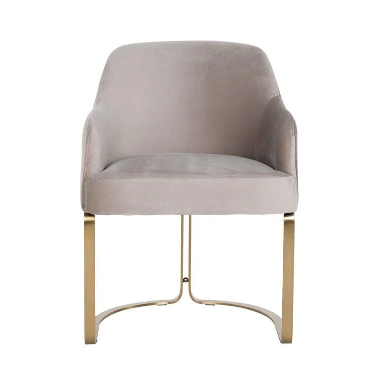 Richmond Esszimmerstuhl Hadley Dining Chair Samt Velvet Khaki