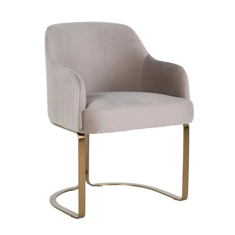 Richmond Esszimmerstuhl Hadley Dining Chair Samt Velvet Khaki