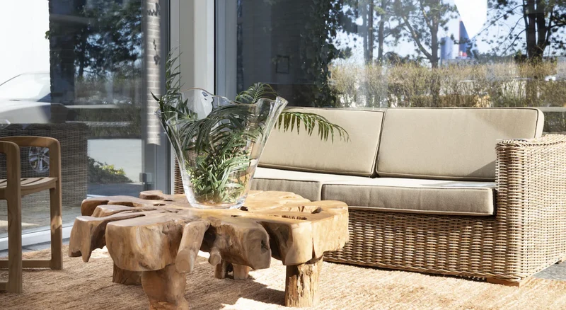Flamant Gartensofa HILLS, mit Kissen, 2,5-Sitzer