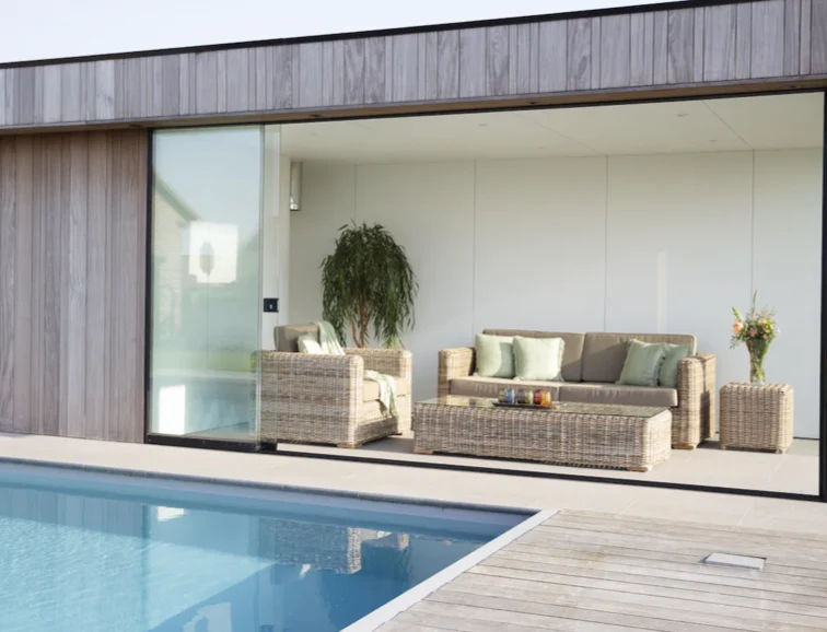 Flamant Hills, Gartensessel, cubic, mit Kissen