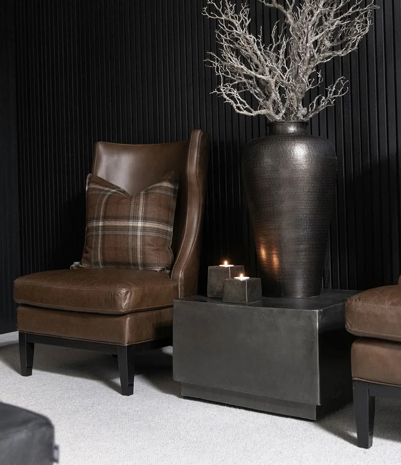 Artwood Sessel Leder REED braun