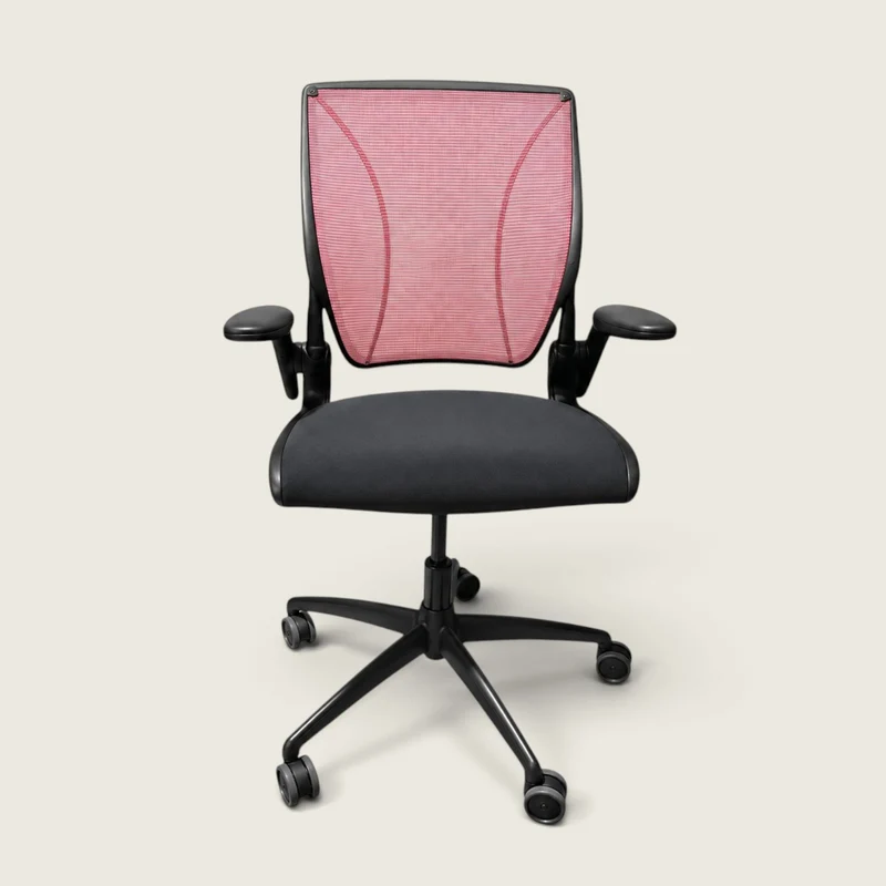 Humanscale: Diffrient World Task Chair in Red Mesh - Refurbished
