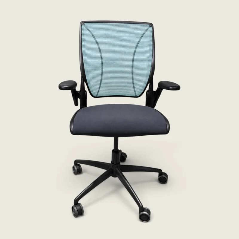 Humanscale: Diffrient World Task Chair in Blue Mesh - Refurbished