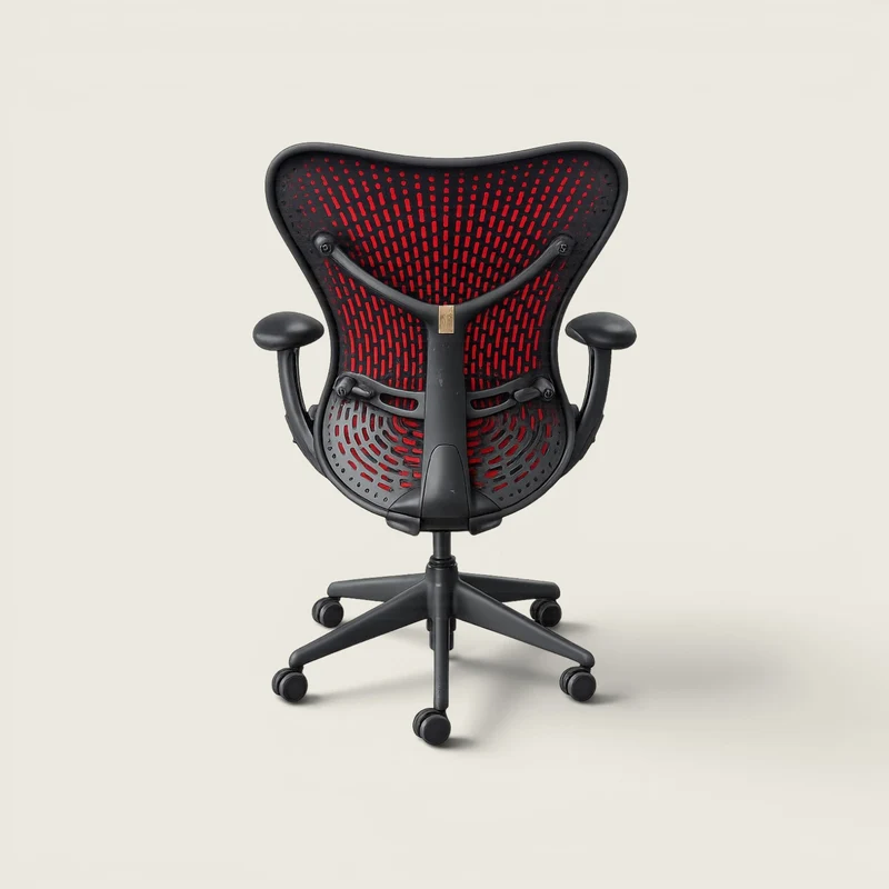 Herman Miller: Mirra 1 Task Chair - Red Back - Refurbished