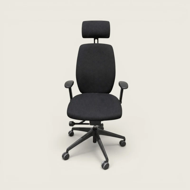 Posturite: Positiv Plus High Back with Headrest In Black - Refurbished