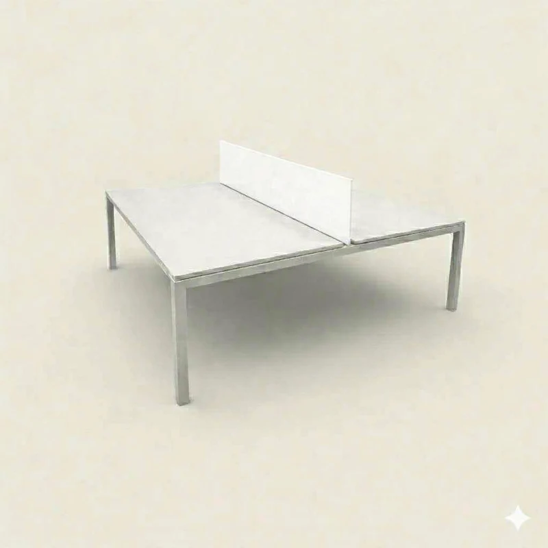 Dynamobel: Bench Desk 2 way 1200 x 1600 with Screens - Refurbished