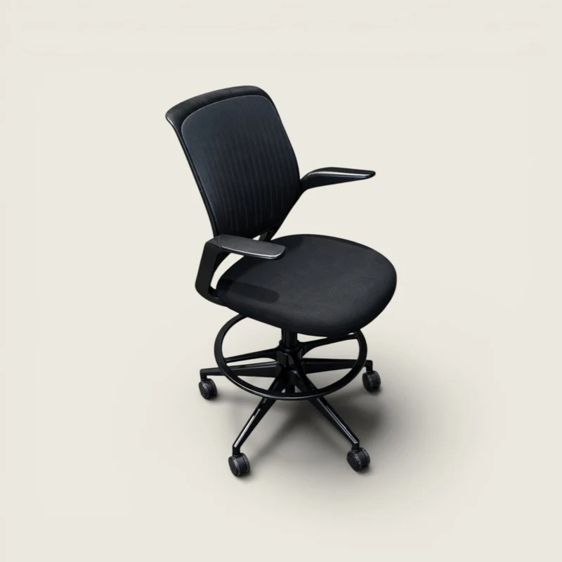 Steelcase: Cobi Draughtsman Chair in black - Refurbished