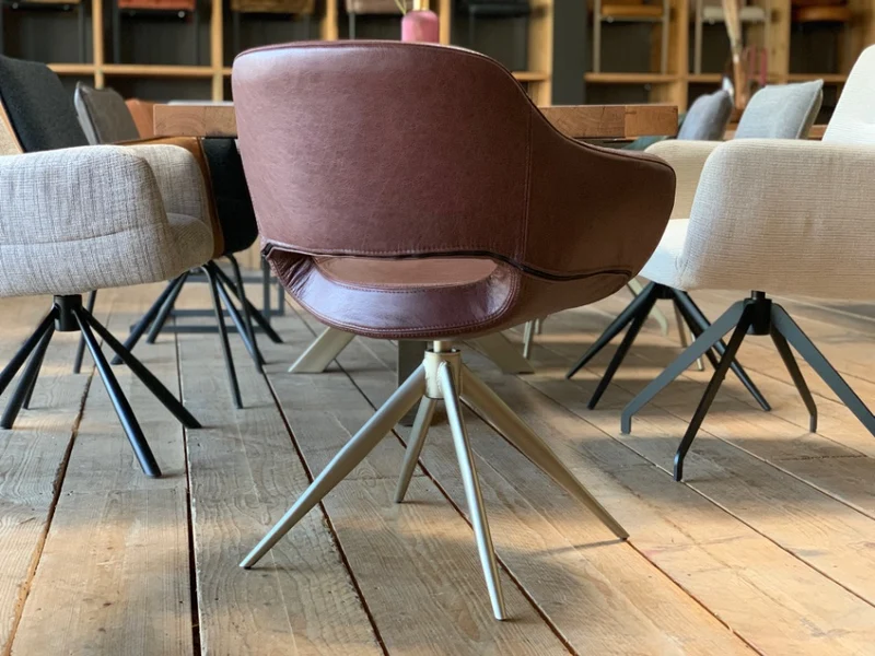 Esszimmerstuhl Leder drehbar 182T
