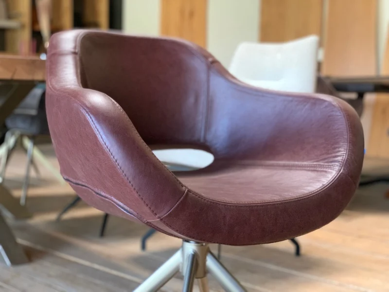 Esszimmerstuhl Leder drehbar 182T