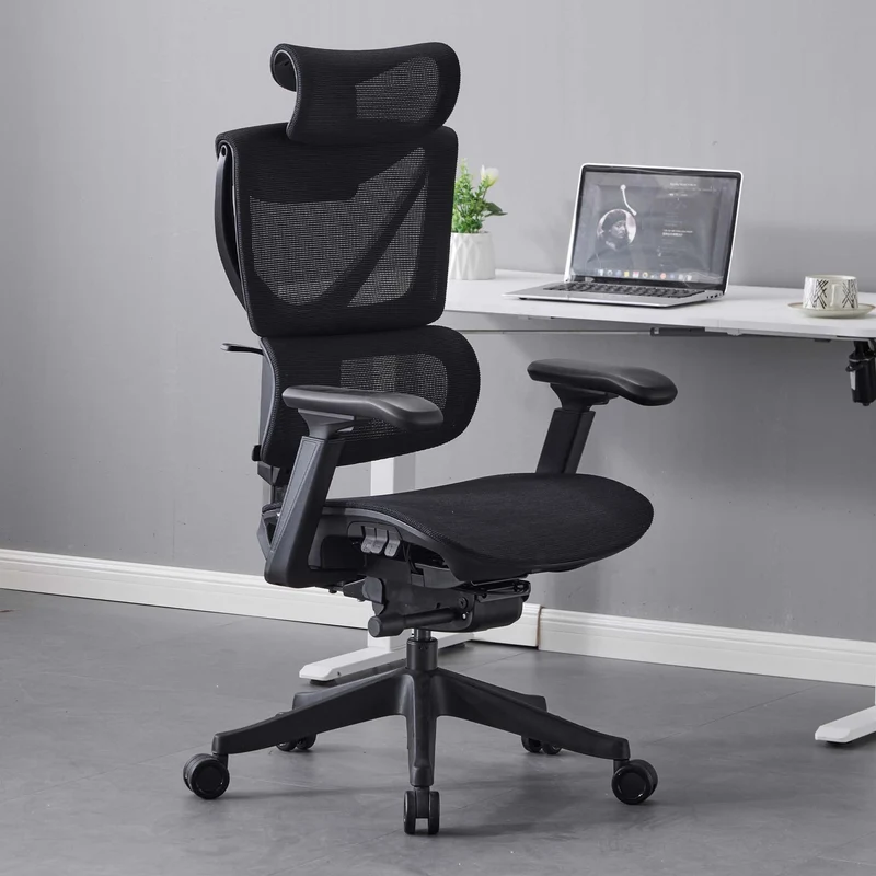 Welax - S7 Ergonomischer Bürostuhl mit Drei-Tasten-Verstellung