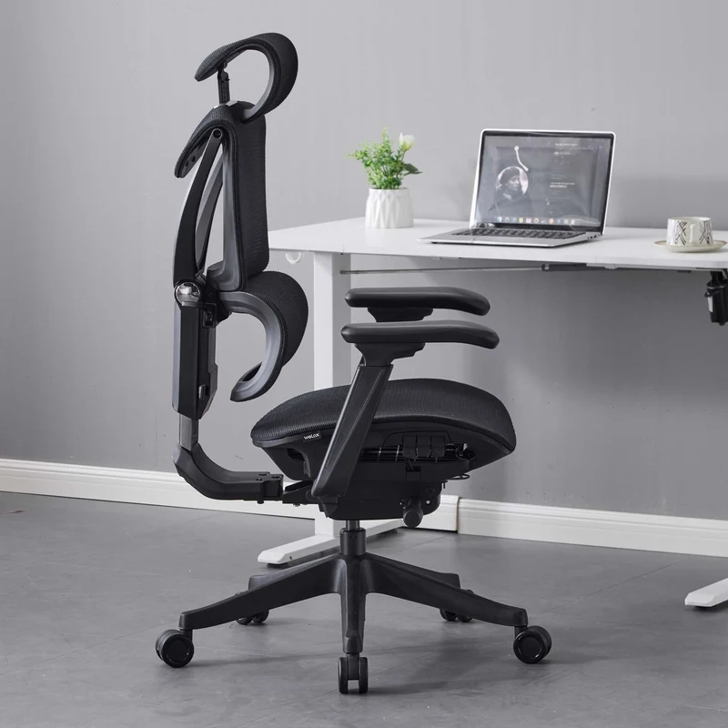 Welax - S7 Ergonomischer Bürostuhl mit Drei-Tasten-Verstellung
