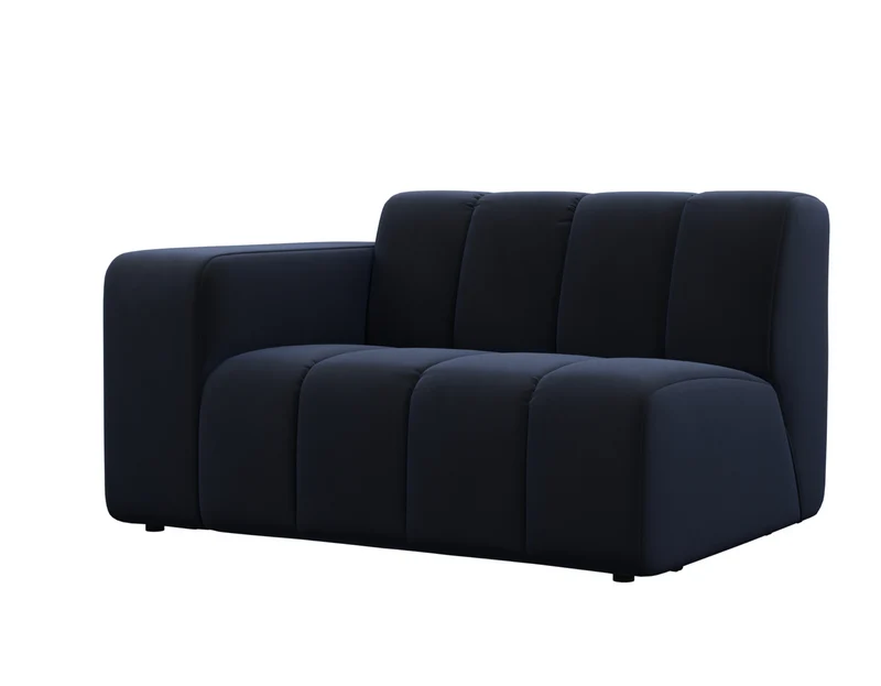 Riviera Maison Dazzle Corner Arm L, Midnight Navy