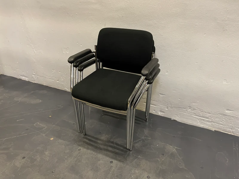 Malscher Sitzmöbel Konferenzstuhl Schwarz
