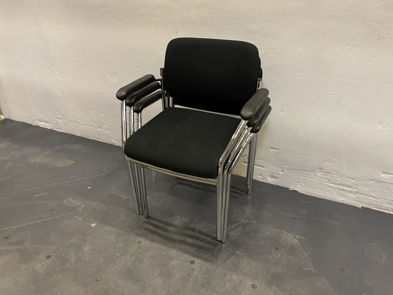 Malscher Sitzmöbel Konferenzstuhl Schwarz